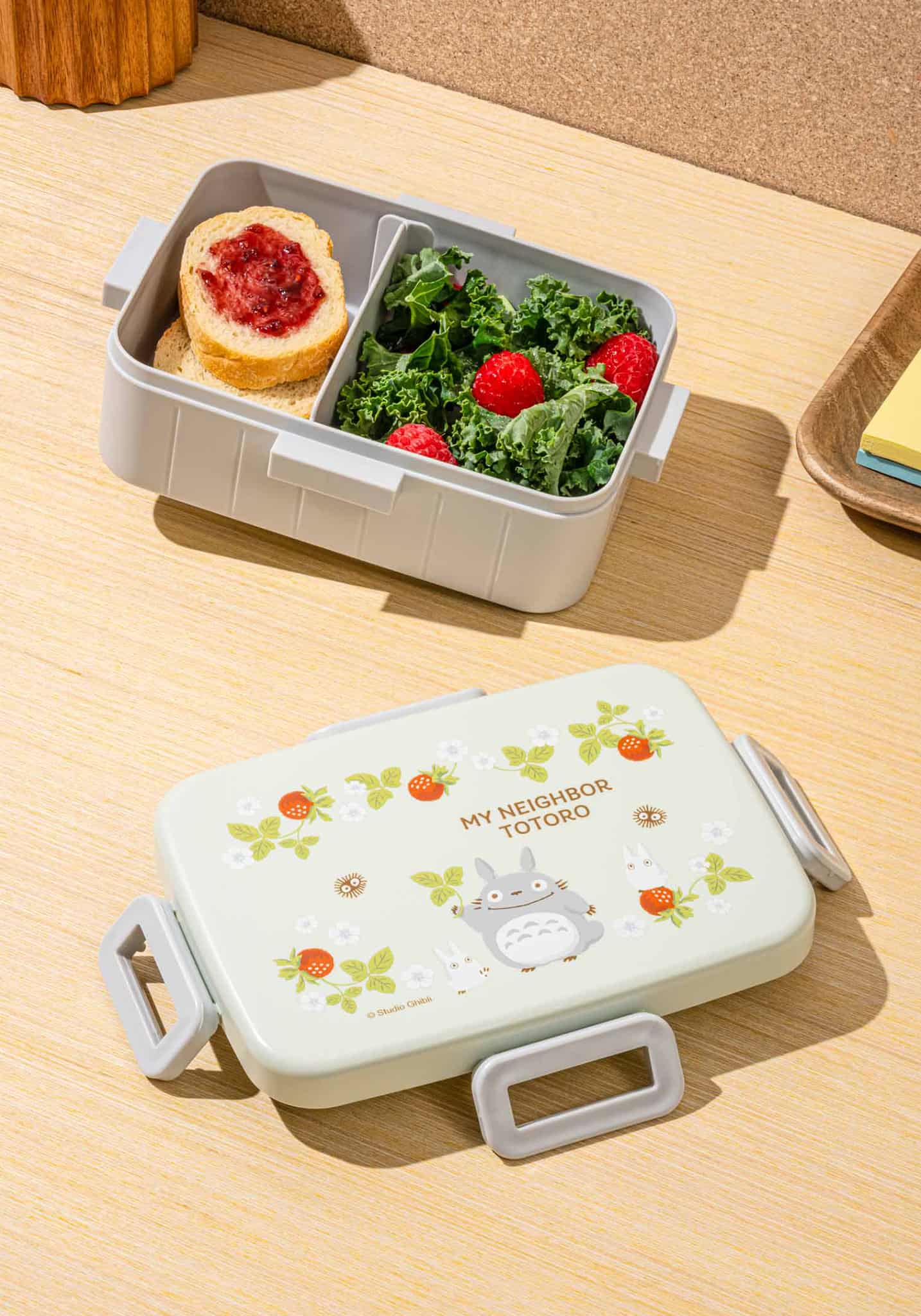 My Neighbor Totoro Bento Lunch Box 21.98oz 650ml (Raspberry)