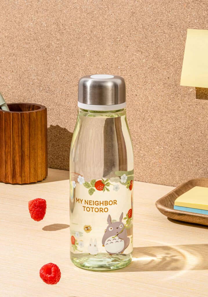 My Neighbor Totoro Water Bottle 16.91oz 500ml (Raspberry) Clever Idiots Wholesale